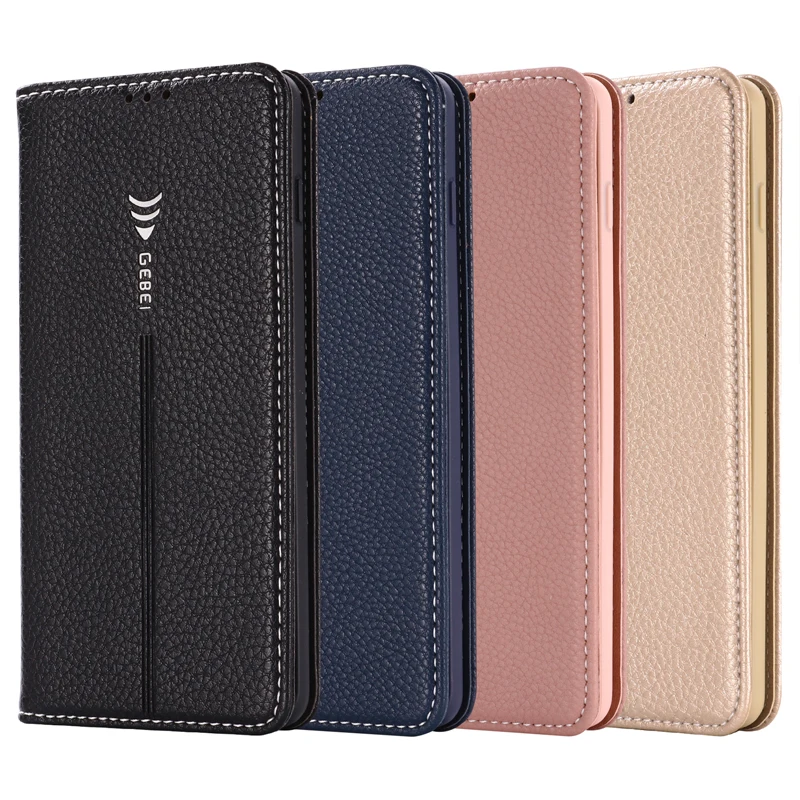 GEBEI Luxury Case for Samsung Galaxy S10 Plus S10e Leather Flip Wallet Cover for Galaxy S10 Lite Ca
