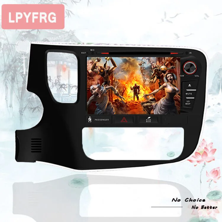 Sale 8 inch android 9.0 car DVD multimedia for Mitsubishi outlander 2014-2018 multimedia autoradio stereo headunits tape recorder 3