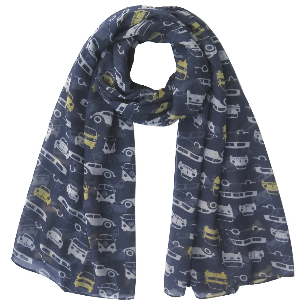 

Car Bus Vehicle Print Women's Large Scarf Shawl Wrap Lightweight