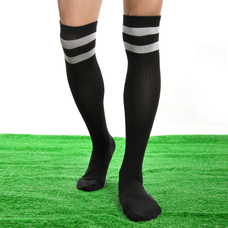 Adult Football Socks Antiskid Soccer Knee High Breathable Warm Socks