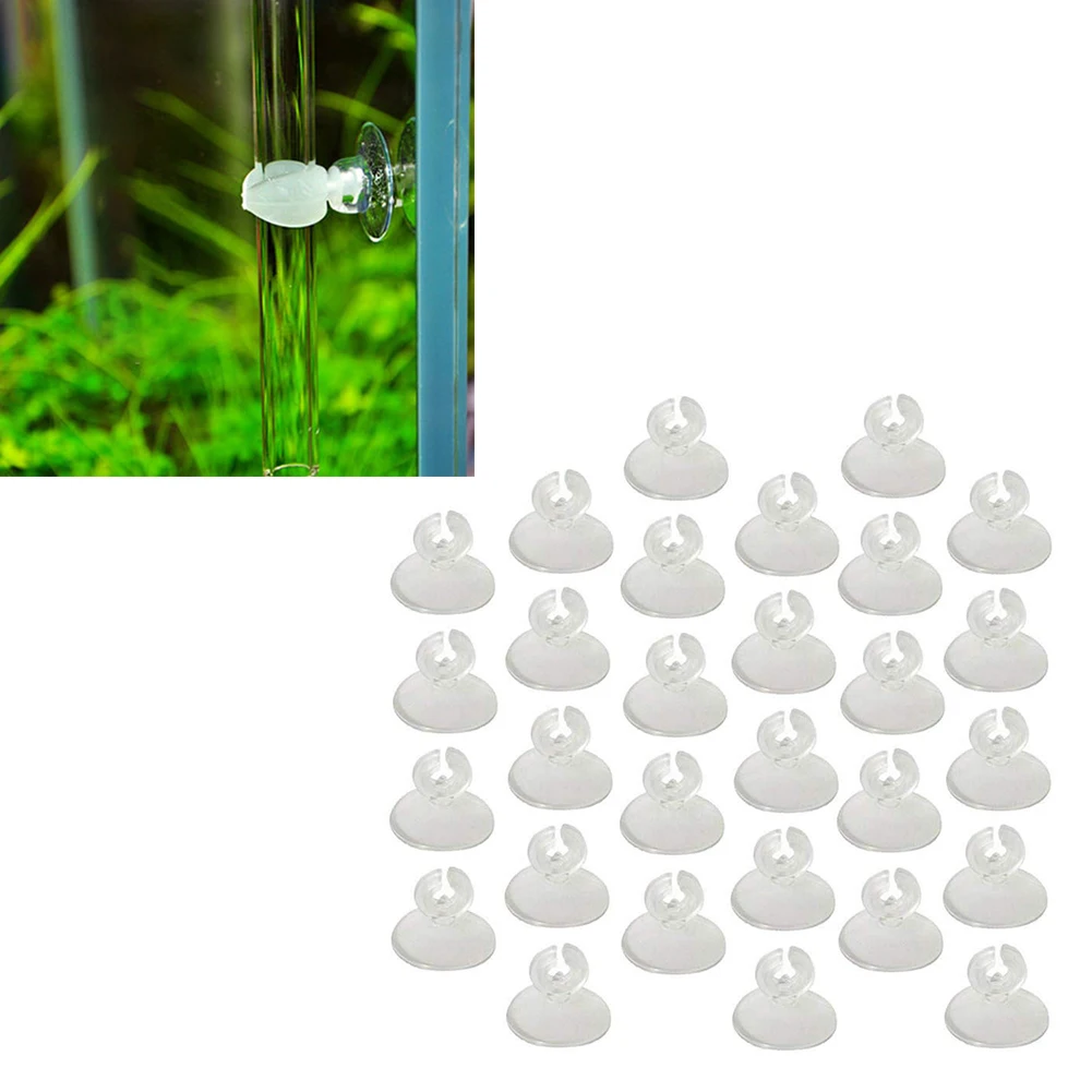 

20Pcs Aquarium Fish Tank Suckers Suction Cups Holders Clips Clamps For 4/6mm AirLine Tube