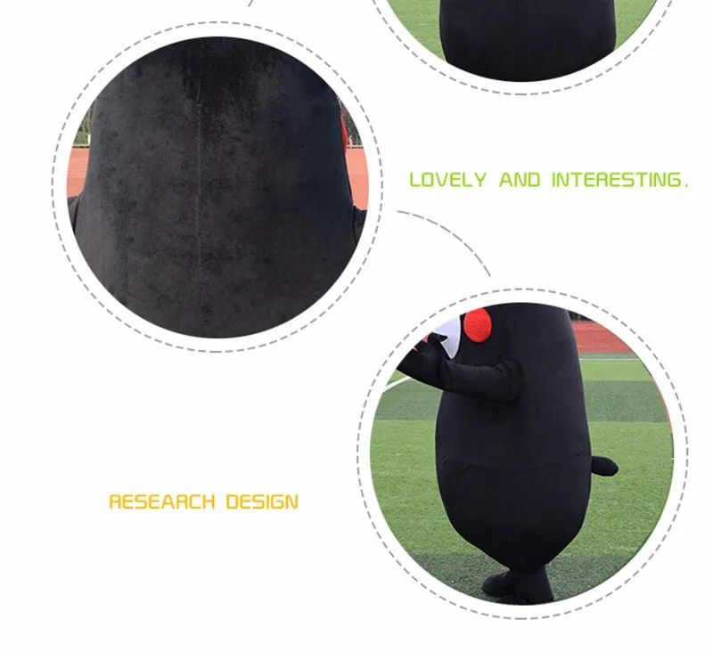 Кумамон медведь маскарадный костюм на заказ нарядное платье косплей комплекты персонаж мультфильма Карнавальный костюм для Хэллоуина вечерние мероприятия