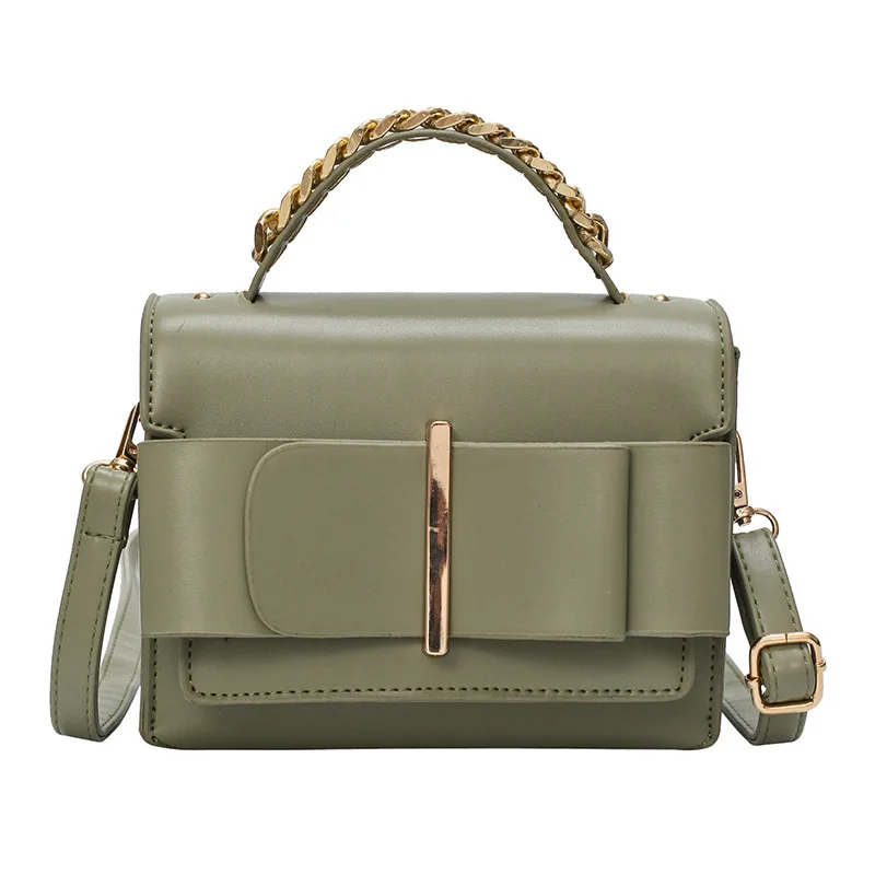 

The new small bag female 2019 new fashion bow Makalong single-shoulder oblique bag