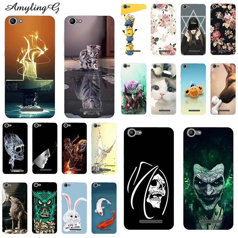 

Original Colorful Mobile Phone Cases Cover for Wiko Lenny 3 Max/JERRY MAX Full Protective Back Covers Soft TPU Capa Printed Case