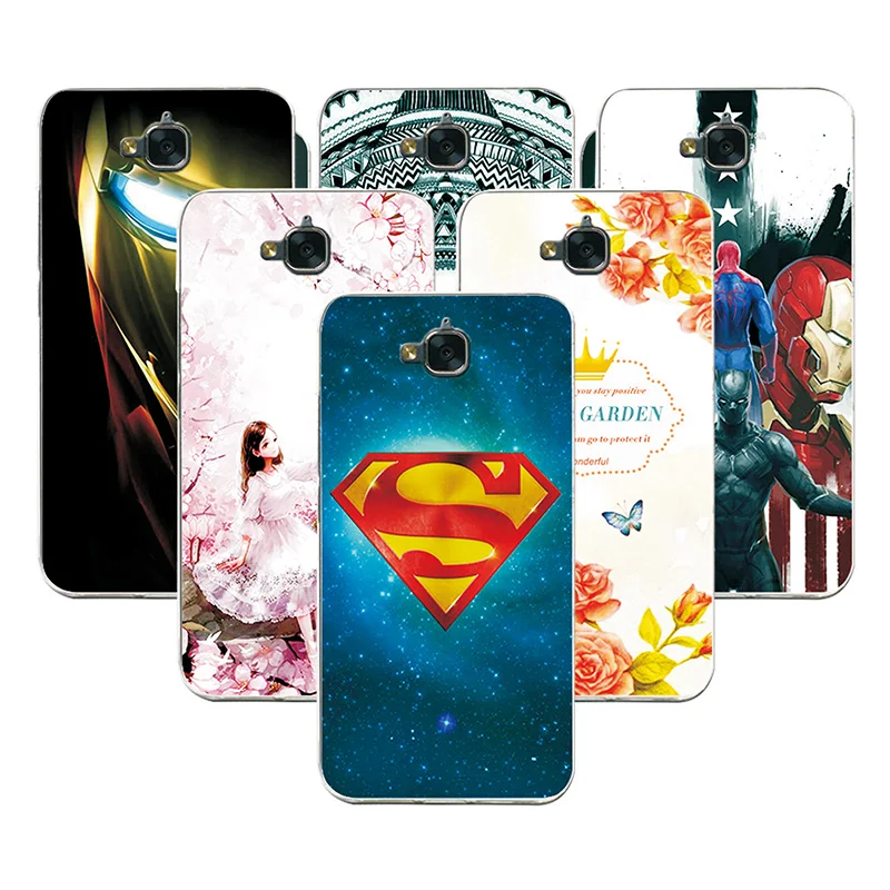 

Fashion Attractive Case For Huawei Honor 4C Pro Super Iron Man Painted Back Protector For Huawei Honor 4C Pro Soft Silicon Case