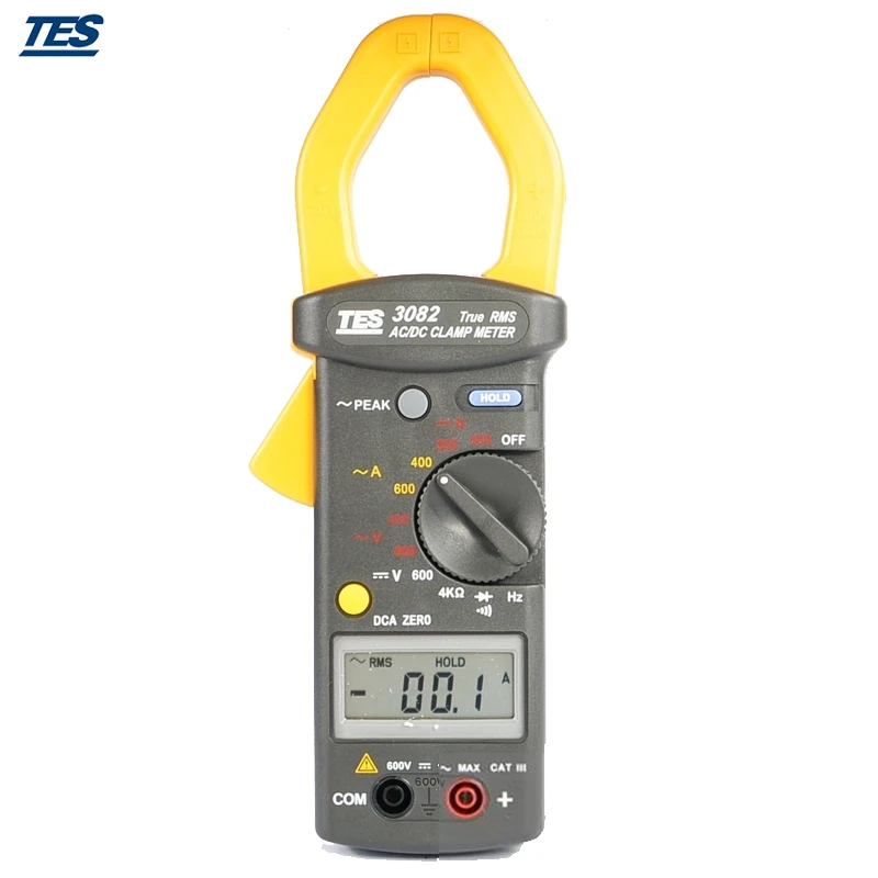 

TES-3082 True RMS Clamp Meter Communication Hook Table