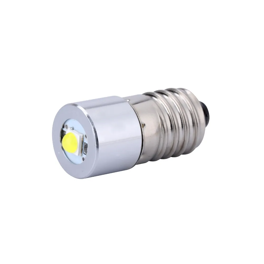 Ruiandsion 10pcs E10 LED Bulbs 12V 6000K White LED Bulbs for Torchlight Flashlight Torch Headlight,Negative Earth Ruiandsion 10pcs E10 LED Bulbs 12V 6000K White LED Bulbs for Torchlight Flashlight Torch Headlight,Negative Earth