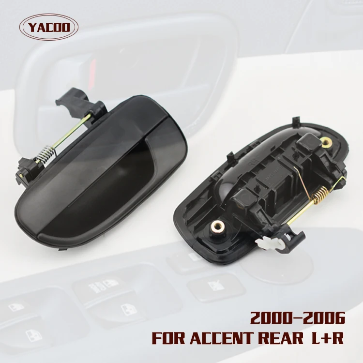 1 пара задняя наружная дверная ручка для HYUNDAI ACCENT 2000 2001 2002 2003 2004 2005 2006 OEM:83650 25000 83660