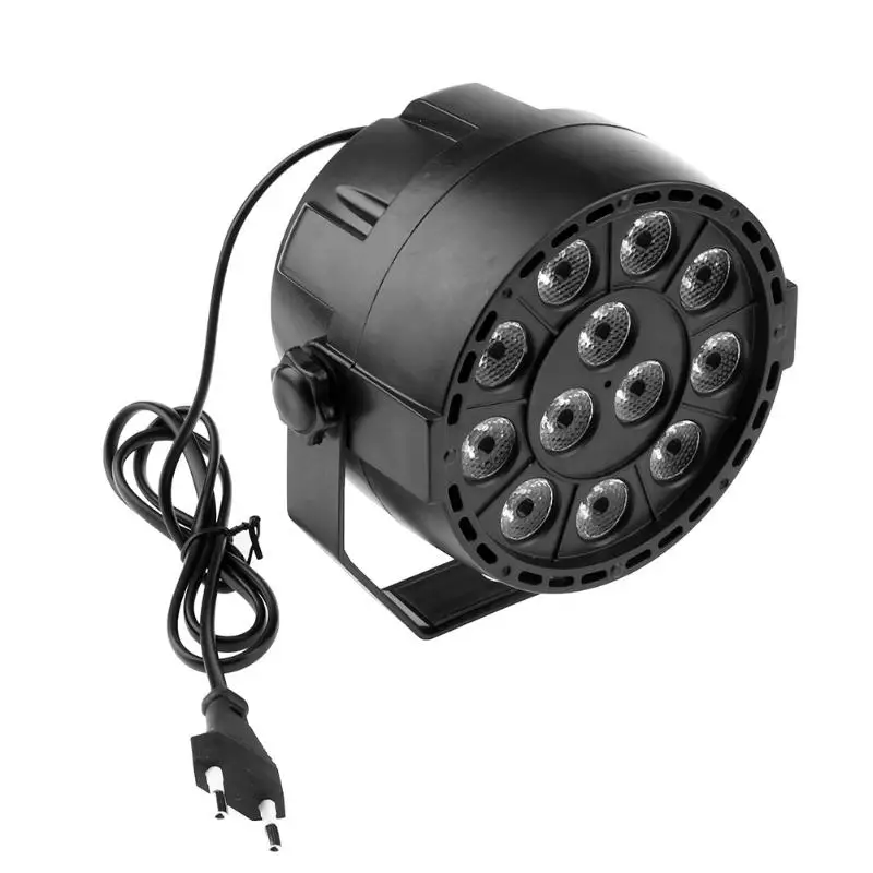 

12 LEDs 36W Sound Active purple Stage Lighting Effect Led Spotlight Lamp for Disco DJ Projector Home Party lights