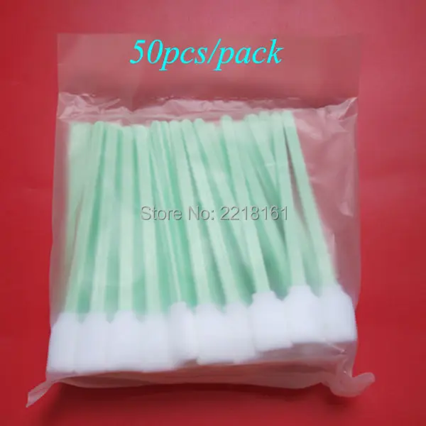 

Large format printer Eco solvent printhead cleaning foam swabs for Mimaki Roland Infinity Allwin cleaner kit sticks 50X