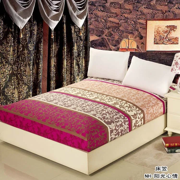 Ethnic Style Printed Fitted Sheet 100 