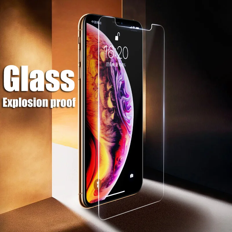 

Tempered Glass For iPhone 11 Pro Max XS X XR Screen Protector Protective Glass For iPhone 8 Plus 7 6 6S Protection Glass Film