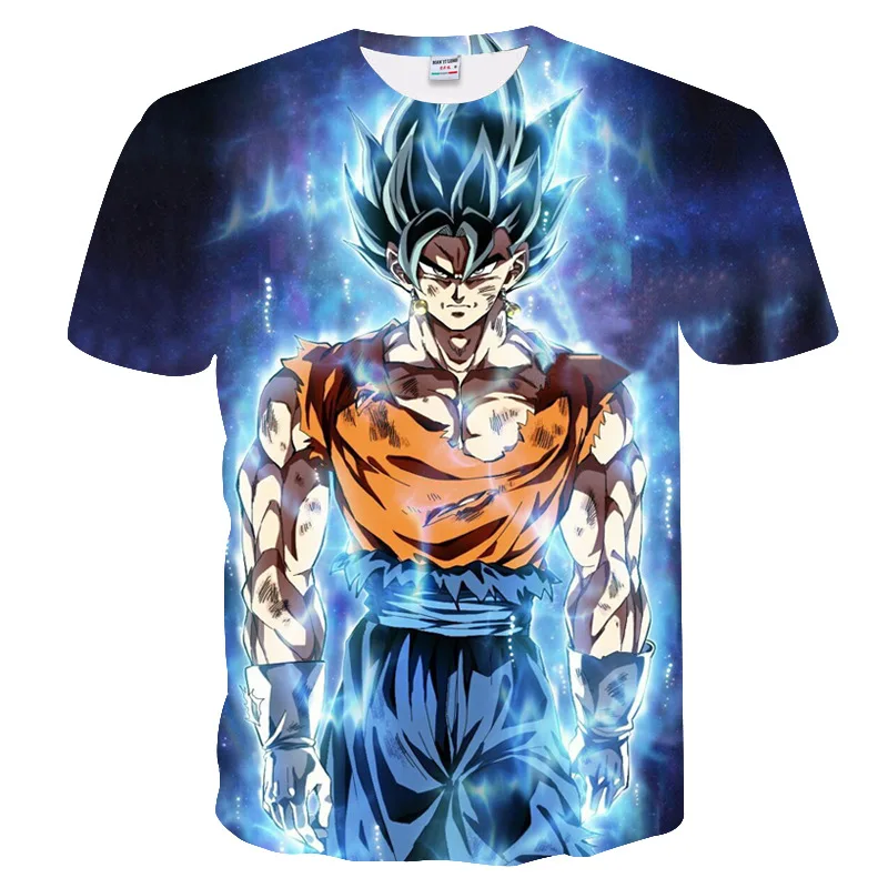 

Cartoon 3D Dragon Ball Summer Anime Short Sleeve O-neck Top Tees Plus Size 2XS-4XL Streetwear Casual Fashion Men Funny T Shirt