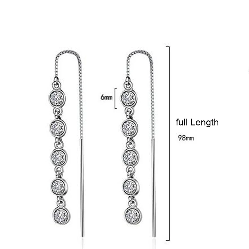 long drop earrings with aaa cz zircon jewelry (10)