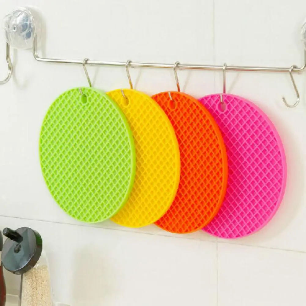 

LanLan Circular Honeycomb Design Silicone Heat Insulation Mat Thickened Anti-slip Heat Insulation Mat -25