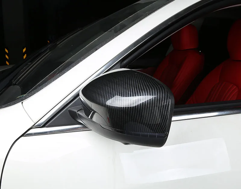2pcs for Maserati Levante carbon fibre pattern Rearview mirror shell Decorative cover sticker | Автомобили и мотоциклы