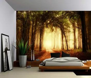 

Custom 3D Photo Wallpaper Fantasy Forest Wall Mural Living Room Bedroom Vinyl Mural Waterproof Wallpaper Home Decor