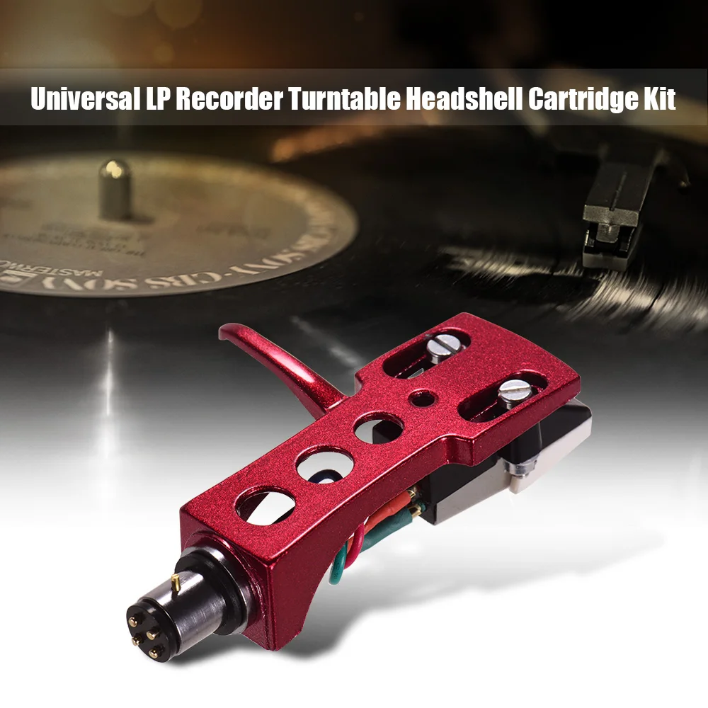 

New LP Vinyl Record Player Universal Headphone Set With Stylus and Head Holder For LP120-USB / LP240-USB / LP1240-USB