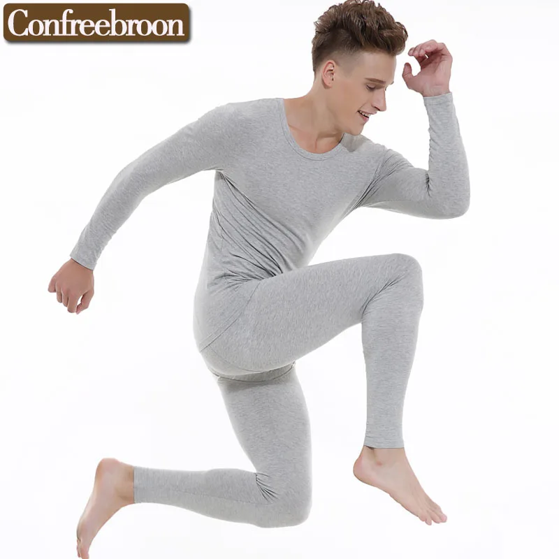 Men's Thermal Underwear Sets Blending By Modal And Cotton High Elastic