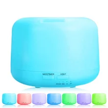 Ultrasonic Aromatherapy Humidifier Essential Oil Diffuser Air Purifier for Home Mist Maker Aroma Diffuser Fogger LED Light 300ML
