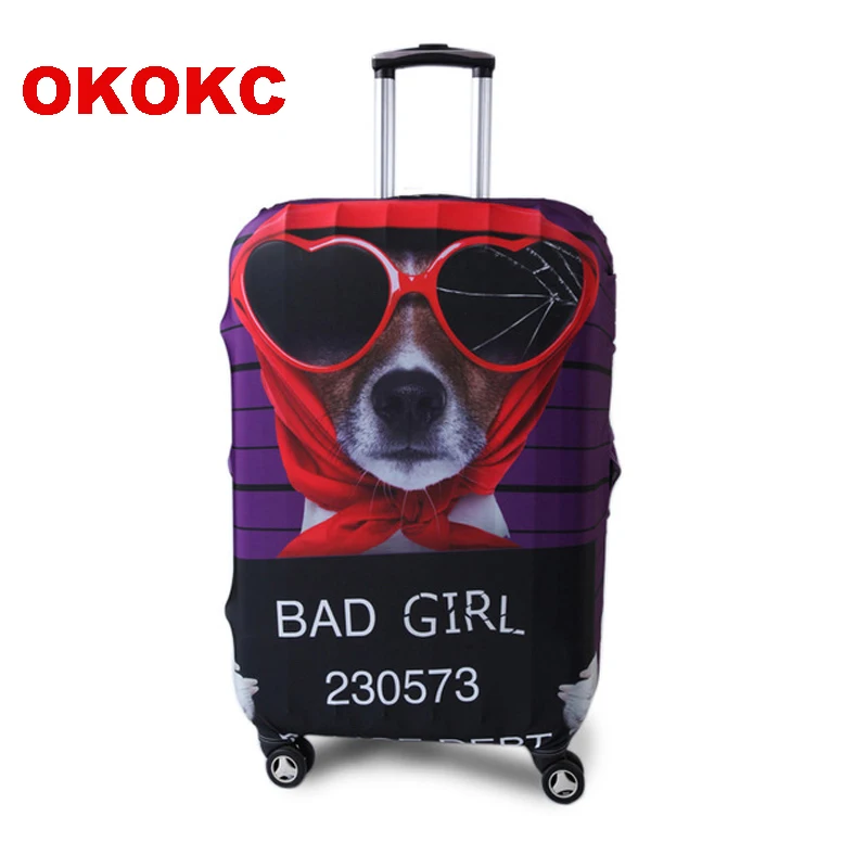 Защитный чехол для чемодана OKOKC эластичный на колесиках 19 '' 32'' аксессуары