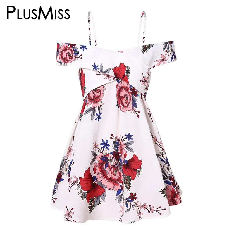 

PlusMiss Plus Size XXXXXL Sexy Off Shoulder Floral Print Summer Blouse XXXXL XXXL XXL Women Clothes Big Size Boho Tunic Top 2019