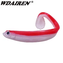 1 шт. T tail мягкие Lures12.5cm 12 г Искусственные Яркие червь резиновые рыболовные приманки джиг плавать Shad рыболовные снасти на пескаря Peche WD-230