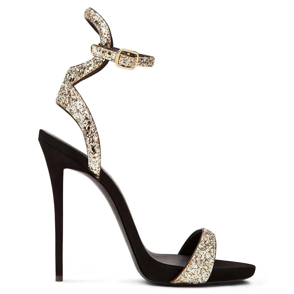 

2019 summer European and American ladies high heel sandals large size fashion shoes banquet shoes.