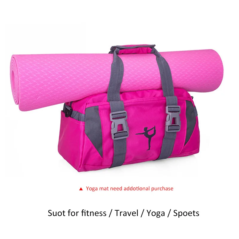 Yoga Mat Bag Fitness Gym Bags Sports Nylon Training Shoulder Sac De Sport For Women Men Traveling Duffel Gymtas Sporttas XA55WA