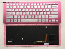US English Keyboard For Sony SVF15N backlit with pink frame Laptop keyboard US Layout US English Keyboard For Sony SVF15N backlit with pink frame Laptop keyboard US Layout