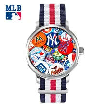 MLB Fashion three-dimensional surface Watch Face Leather Waterproof Lover Watches Men Women Quartz Sport Wrist Watch YH003