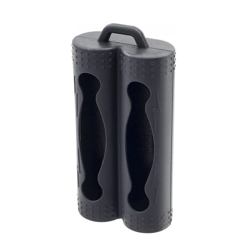 18650 Silicone Case one pair  Black-3