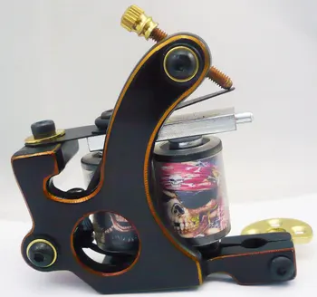 

10Pcs/lot Pro Casting Iron Tattoo Machine 10 Wraps coil stainless steel Tattoos Body Art Gun Coil Machine LPC-ITM-7019-11K