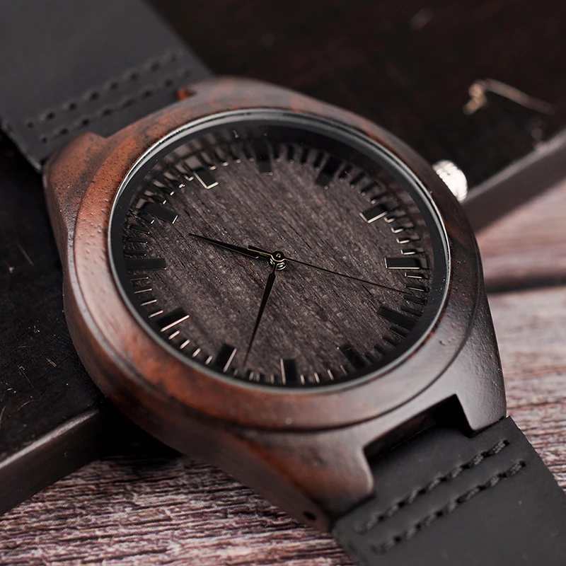 Personalized Wood Watches Engraved Watches Anniversary Gift Groomsmen Gift Family Present Father's Gift for Men