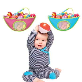 

Newly Designed Baby Mesh Creative Storage Bag Bath Bathtub Doll Organizer Kid Toys Collection Organizer Corner Hanging Wall