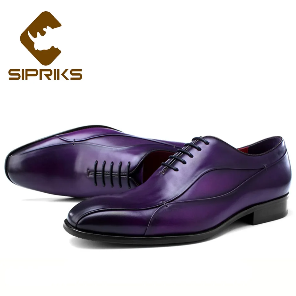purple and black mens dress shoes