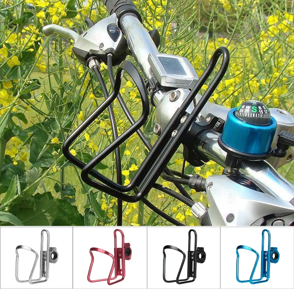 Aluminum Alloy Bike Bottle Cage For Bike Handle With Diameter Of 12.5*6.5*3cm