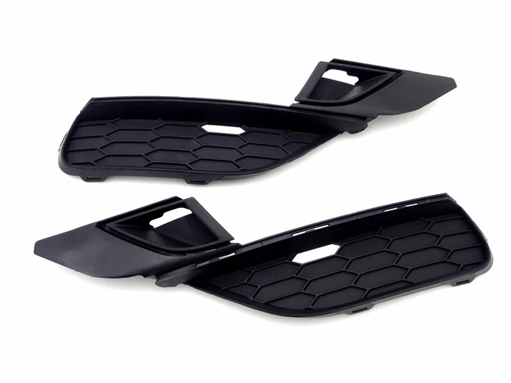 1Pair Left & Right Front Fog Lamp Covers Trim Fog light Bezels Hood For