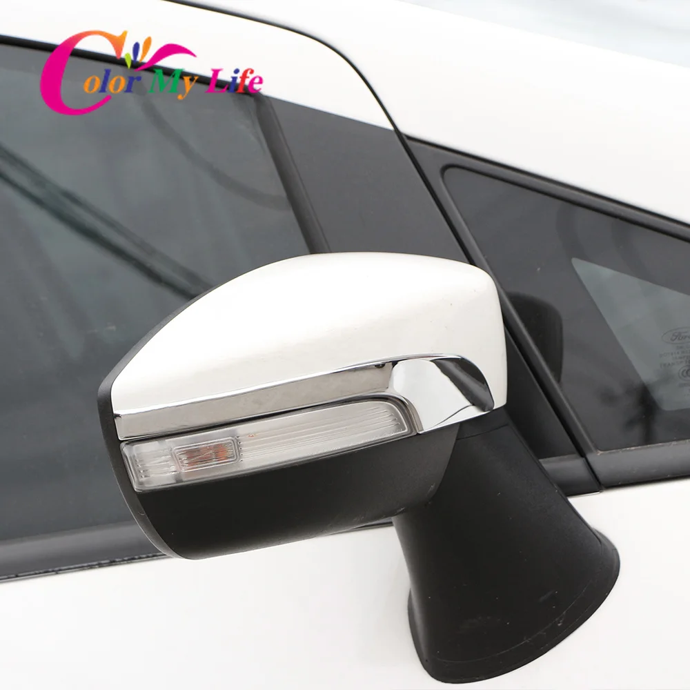 

Color My Life Car Rearview Mirror Protection Trim Rear View Mirror Cover Sticker for Ford Kuga Escape 2013 - 2016 Accessories