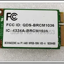 Broadcom BCM94322MC BCM4322 BCM4322MC 300 Мбит/с мини Pci Express беспроводной WLAN WiFi-карта