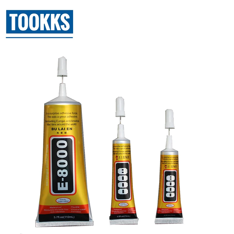 15ml/50ml/110ml E-8000 Multipurpose mobile phone screen clear glue glass gel touch screen panel frame fixing Glue 15ml/50ml/110ml E-8000 Multipurpose mobile phone screen clear glue glass gel touch screen panel frame fixing Glue