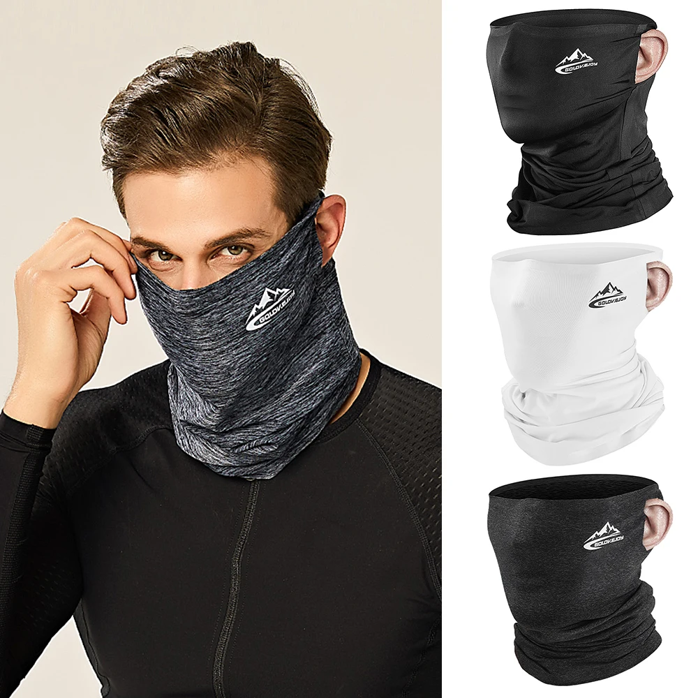 

Cycling Half Face Mask UPF50+ Riding Neck Gaiter Cooling Ice Silk Neck Wrap Dust Sunlight Protection Cycling Headgear
