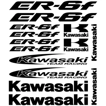 

For 1Set MAXI KIT KAWASAKI ER-6F Stickers Autocollants Adhesifs Moto Haute Qualite