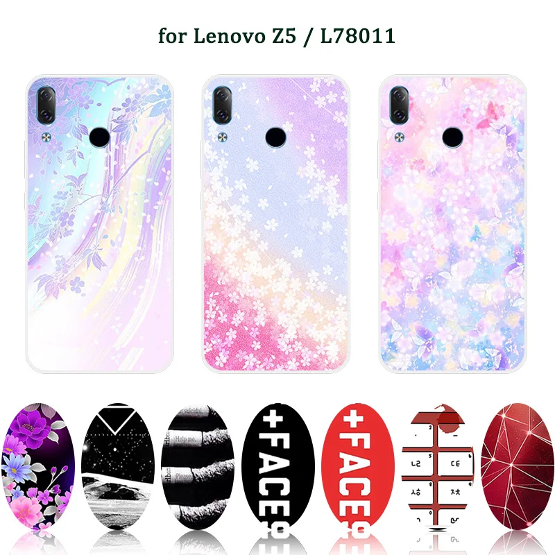 Мягкие TPU для Fundas lenovo Z5 L78011 задняя крышка 6 2 дюймов мечта Чехол резиновый картина Z