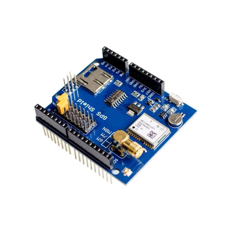 Gps щит gps Плата расширения записи gps модуль с SD слот карты с антенной для Arduino UNO R3