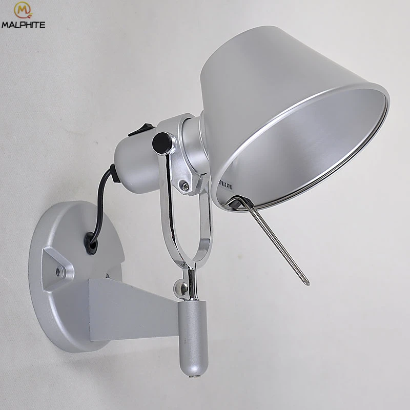

Simple Modern Wall Lamp Study Bedroom Bedside Lamp Aisle Hotel Wall Light Industrial Decoration Metal Lighting Luminaires