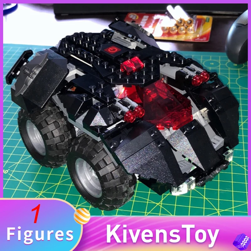 

IN STOCK DHL 07111 Technic Superhero Batman Chariot App Control Batmobile Building Block Compatible with Lego 76112 360pcs