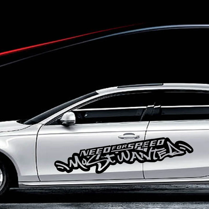 

1Pc NEED FOR SPEED English Scratch Car Stickers Reflective Car Cover Letter Decor