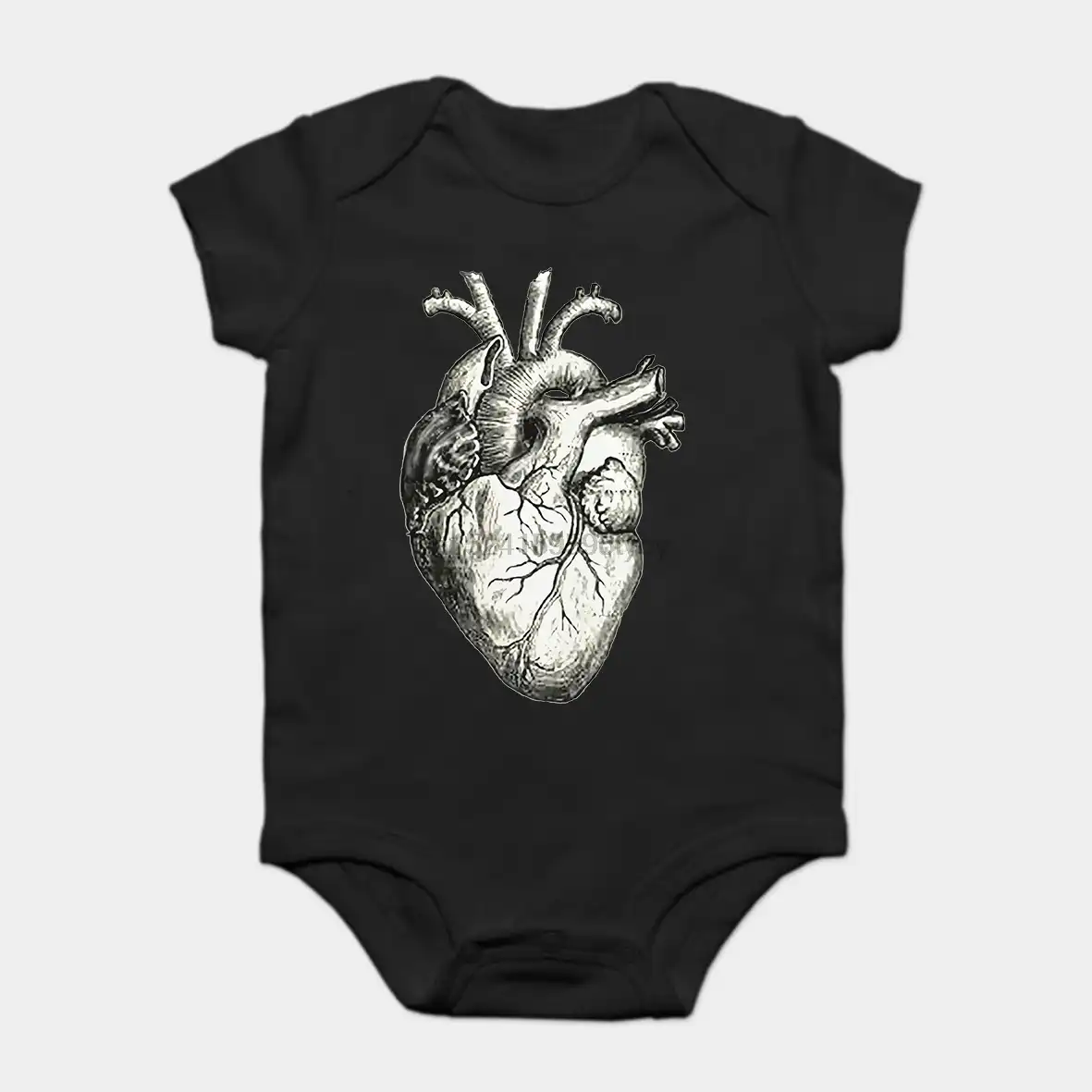 heart onesie baby