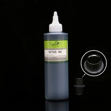 Черный микроблейдинг тату набор чернил 8 унций 250 мл/бутылка пигментные чернила для татуировки набор для тату макияж тело живопись Перманентный пигмент